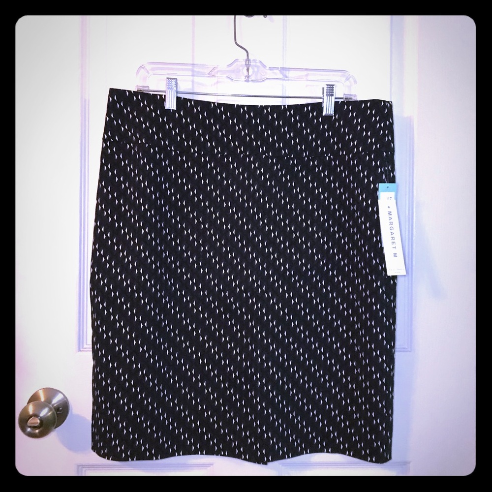 Patterned Navy Pencil Skirt from Stitch Fix